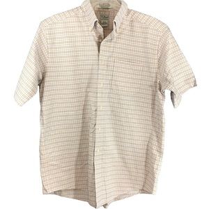 LL Bean Traditional Fit Cotton Shirt Size 16